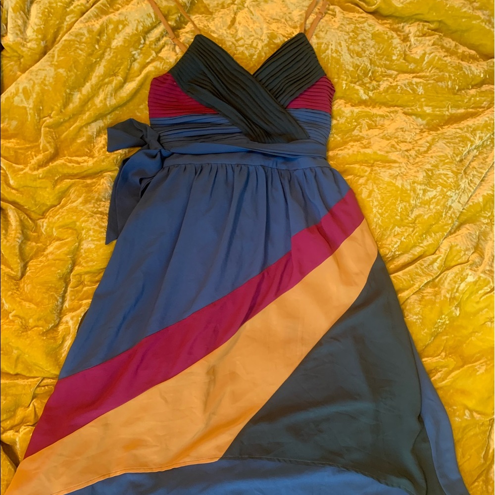 Midi Hi-Lo Disco Dress